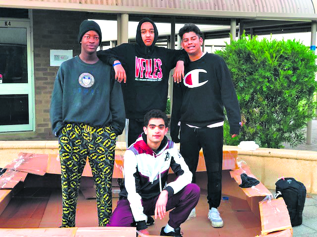 Students help less fortunate