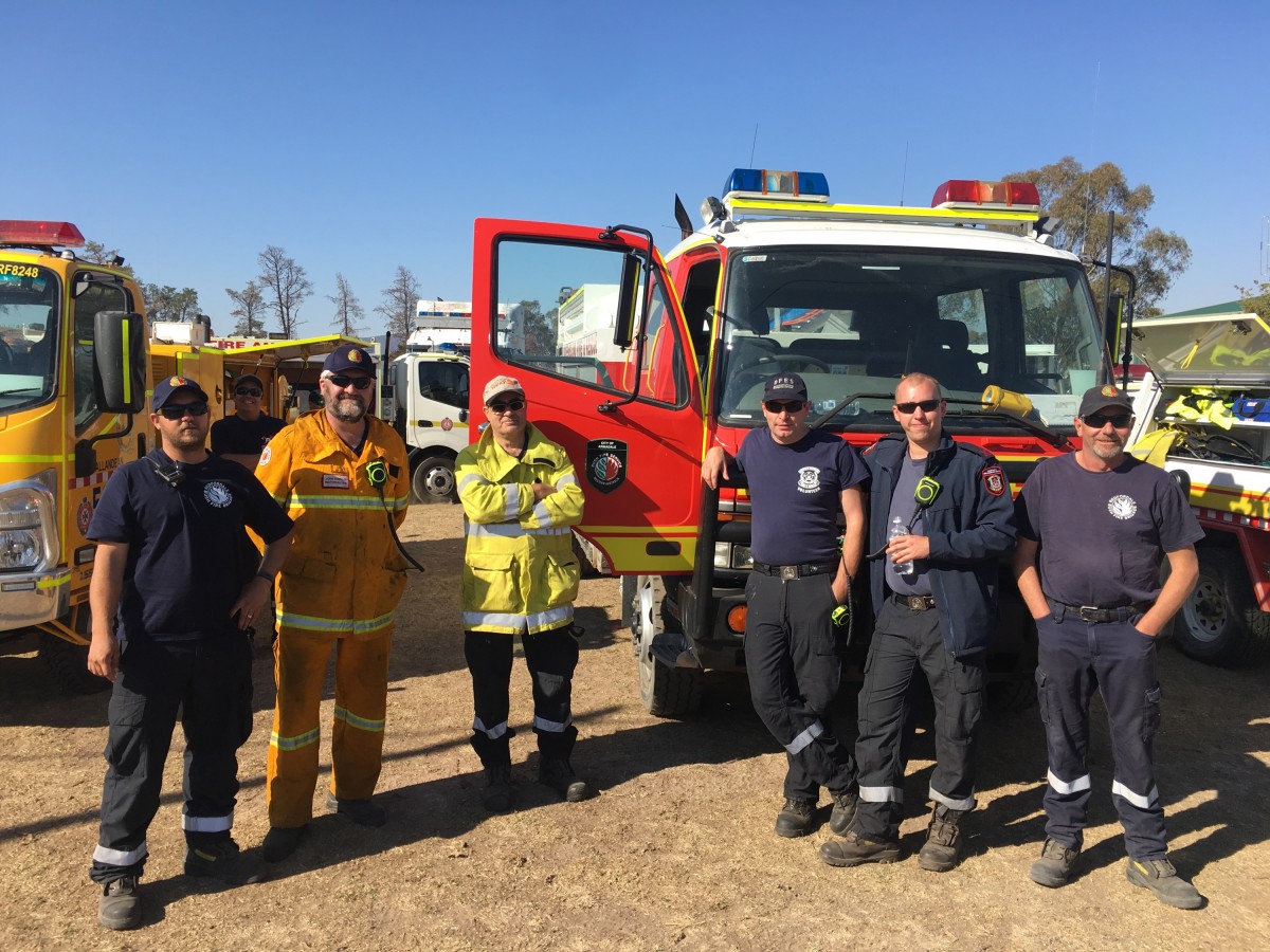 Local firefighters travel to aid in large Queensland bushfires