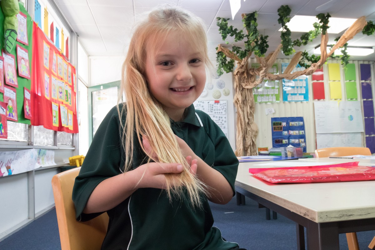 Shayla’s luscious locks will soon have a new purpose