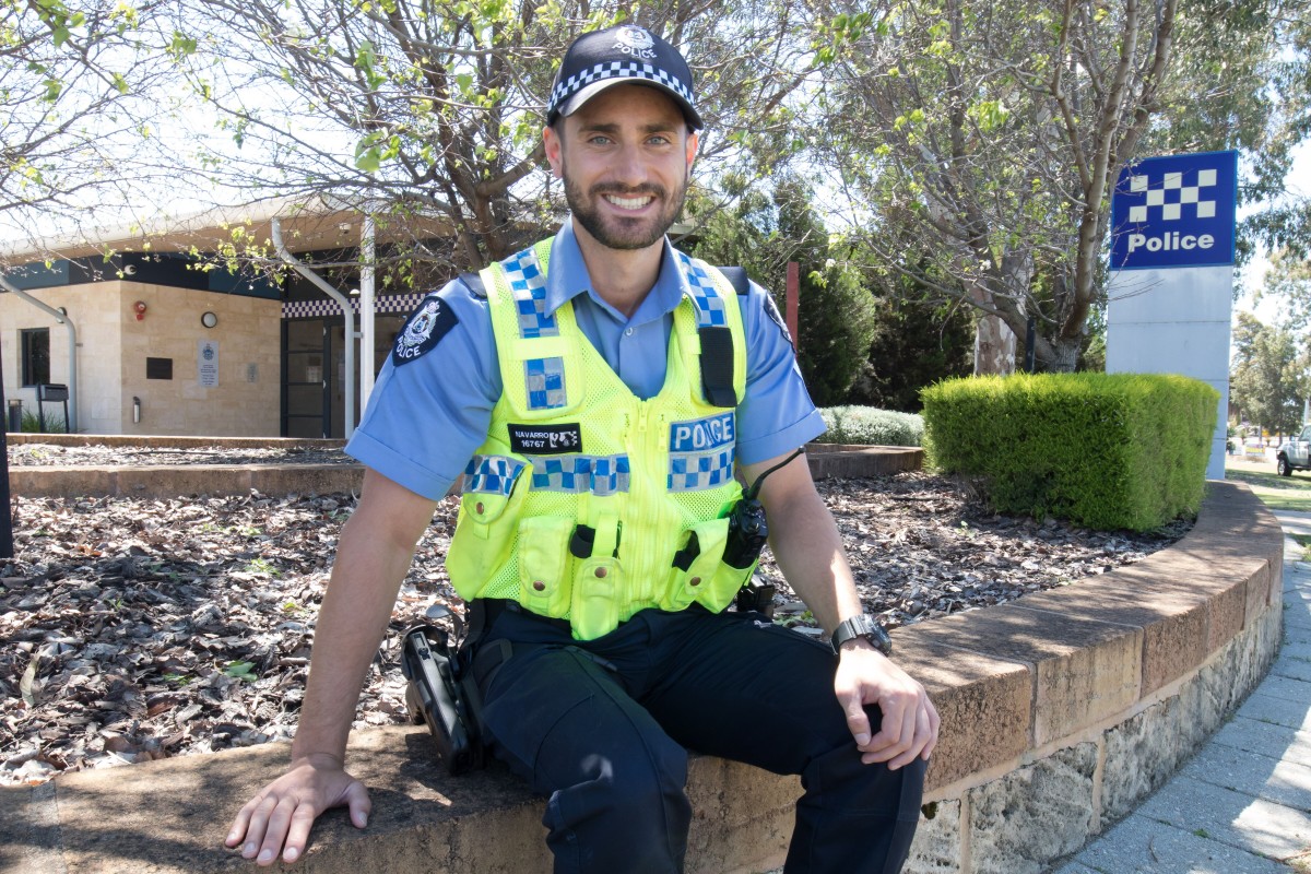 Young ofﬁcer is ready for anything