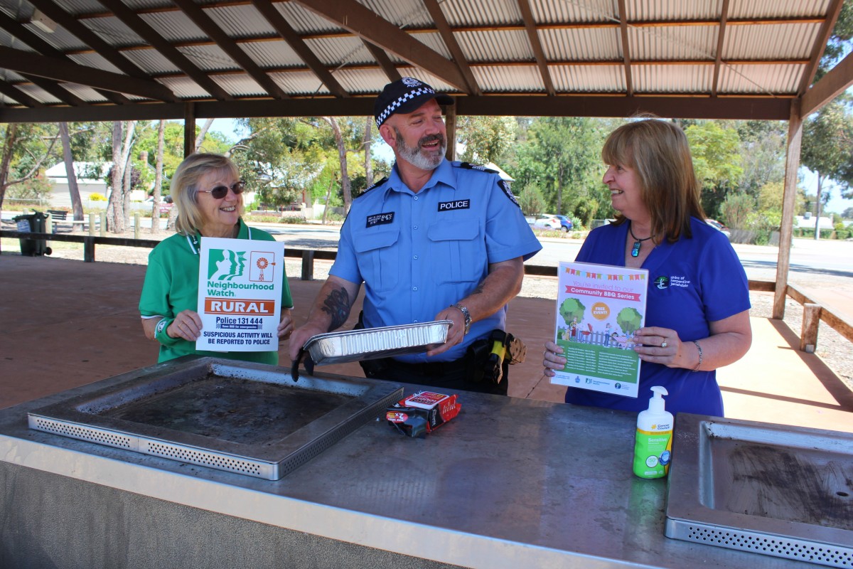 Grab a snag, meet the locals and chat about local issues