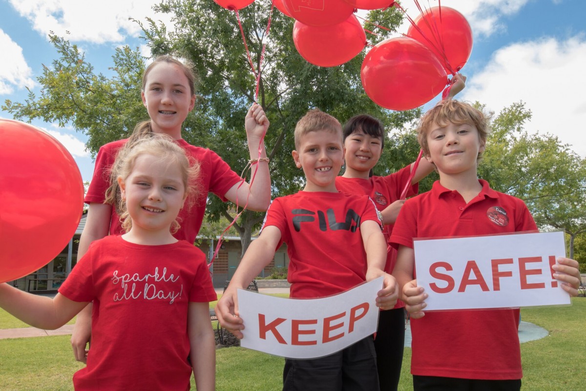 School raises funds for child safety initiative