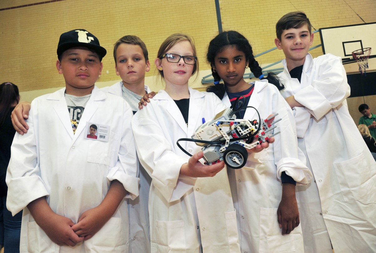 Lego robots test students skills
