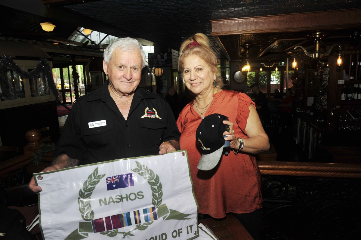 Camaraderie at Nashos gathering