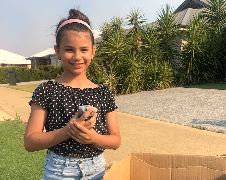 Sienna’s caring cupcake mission