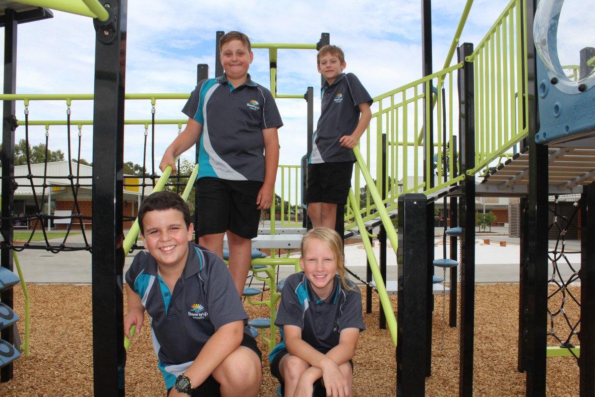 New school going ahead in leaps and bounds