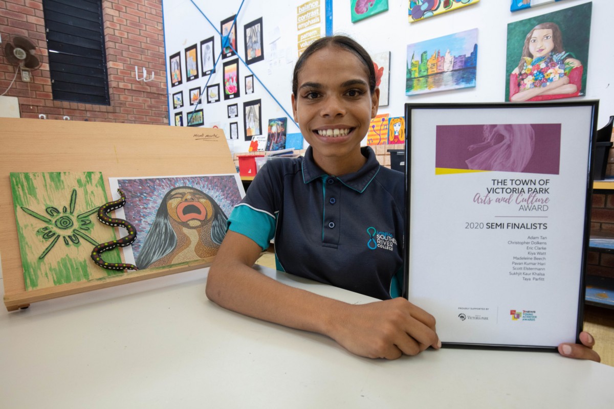 Taya’s art up with the best