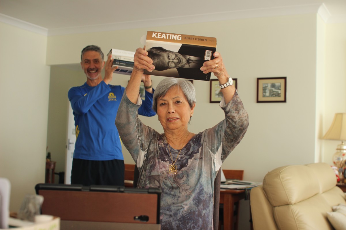 At 82, she’s fit as a fiddle