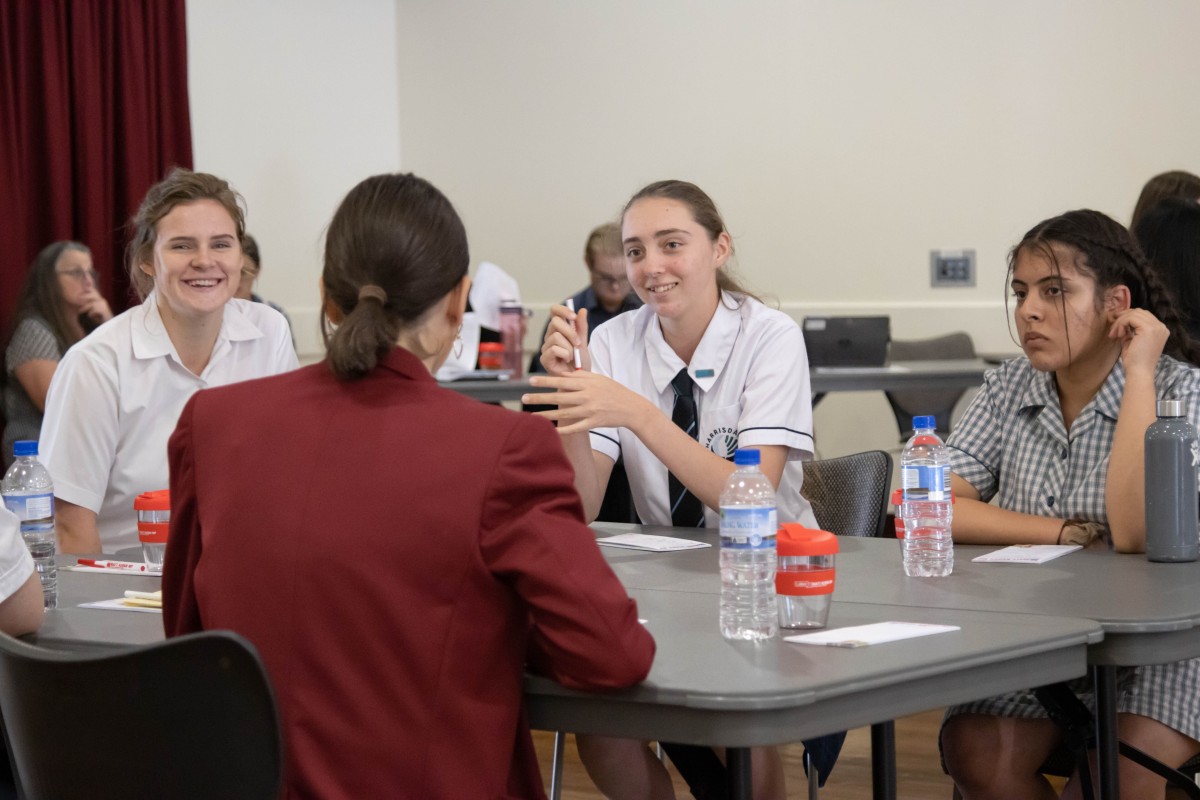 Local students, parents embrace return to school