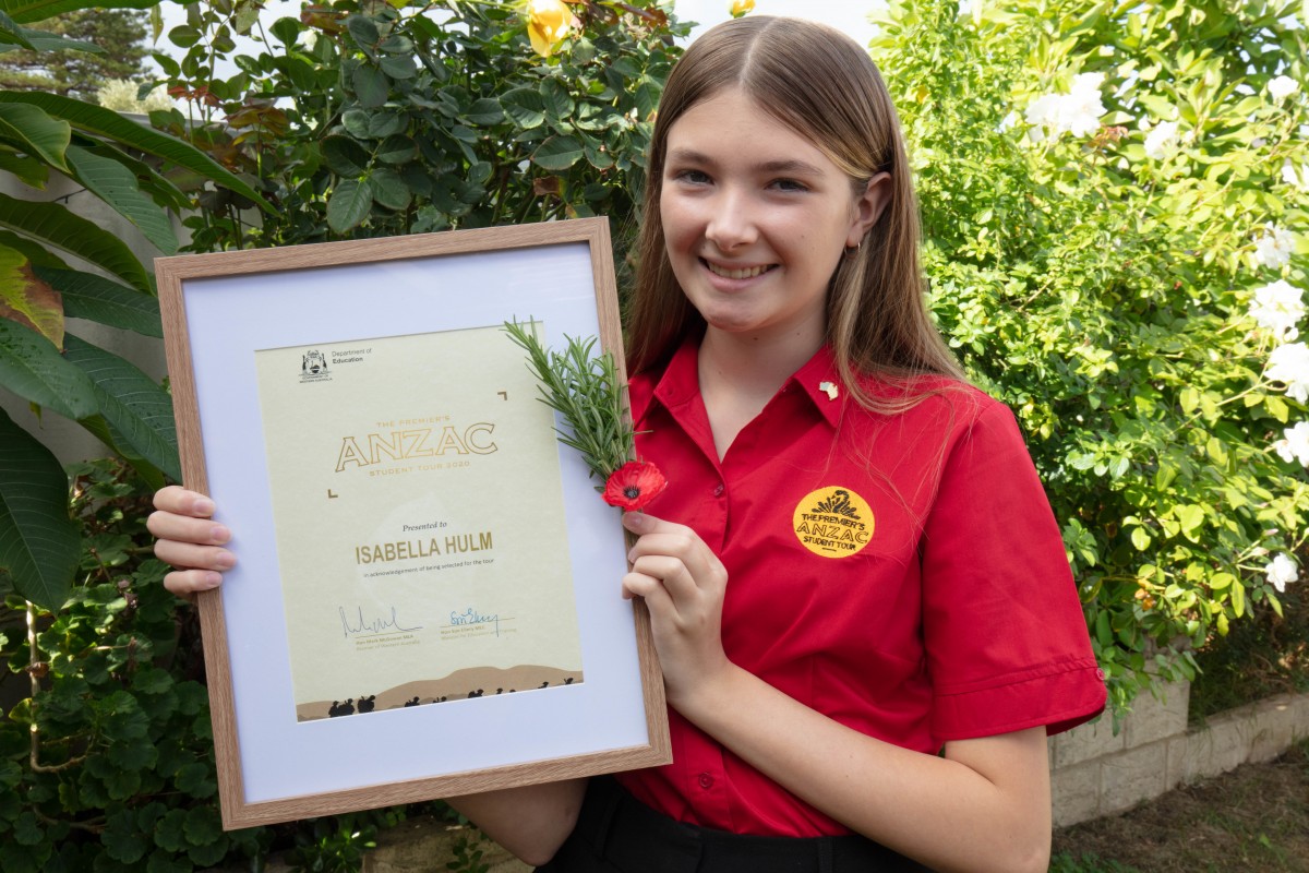 Student’s vow to remember them