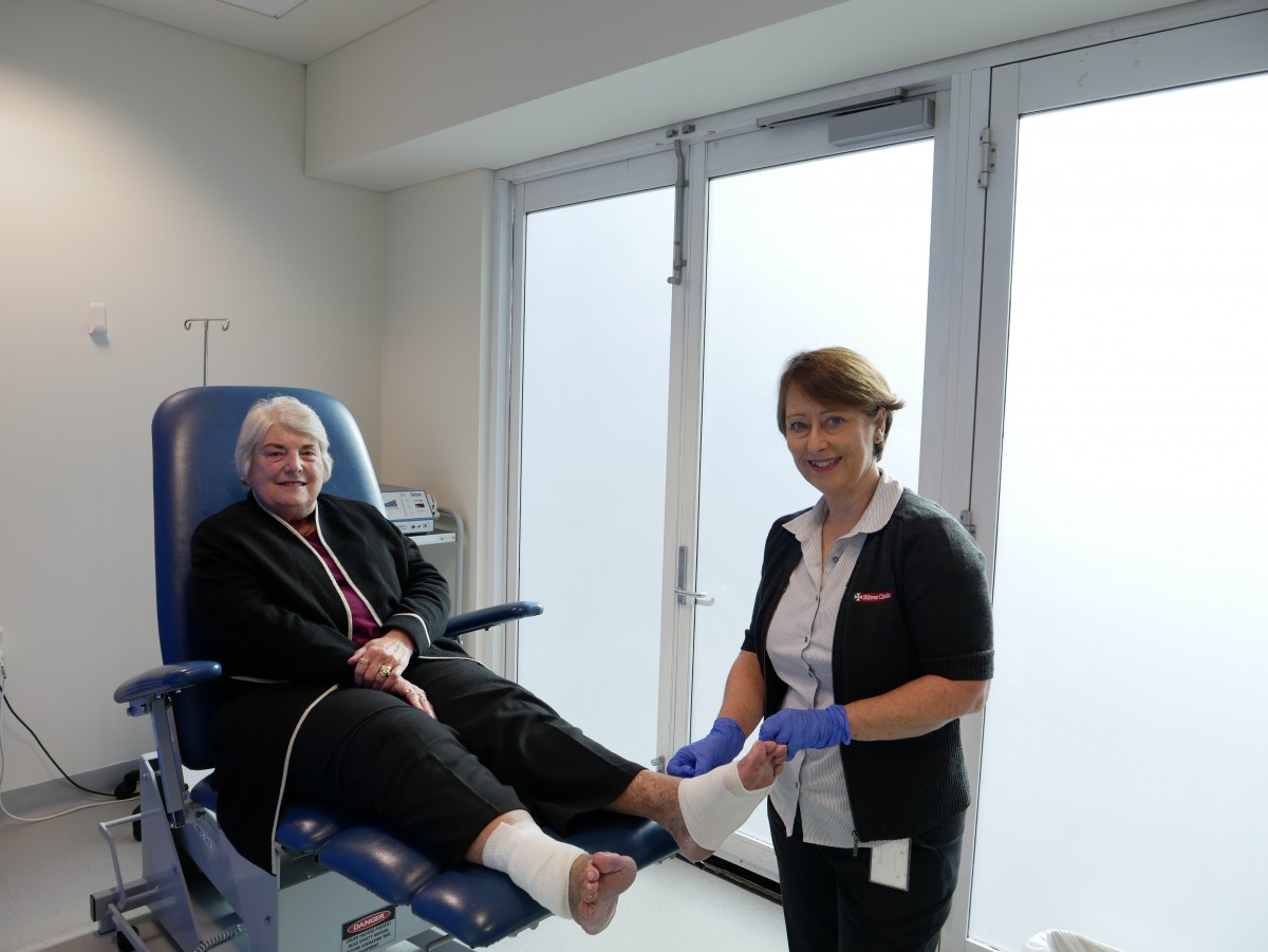 Pam’s wounds are in good hands