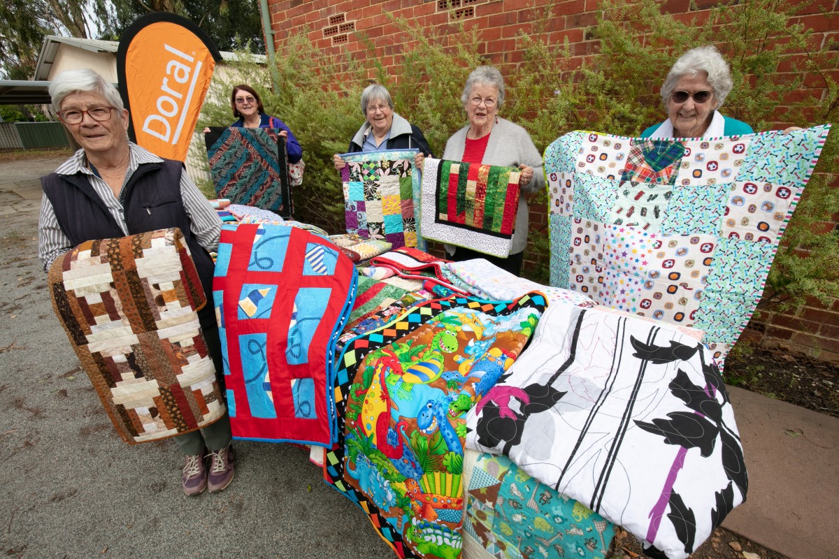Quilting group rises to the challenge