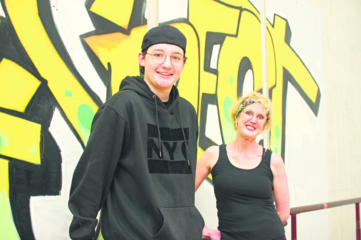 Josh is a natural on stage