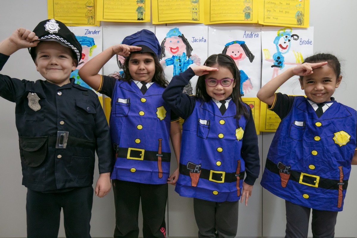 Students thank our police