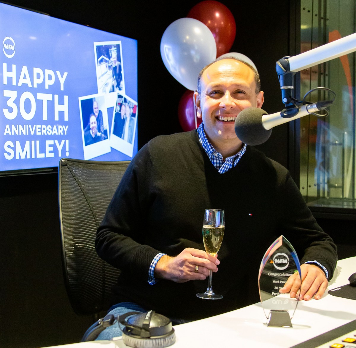 Smiley clocks up three decades on the air