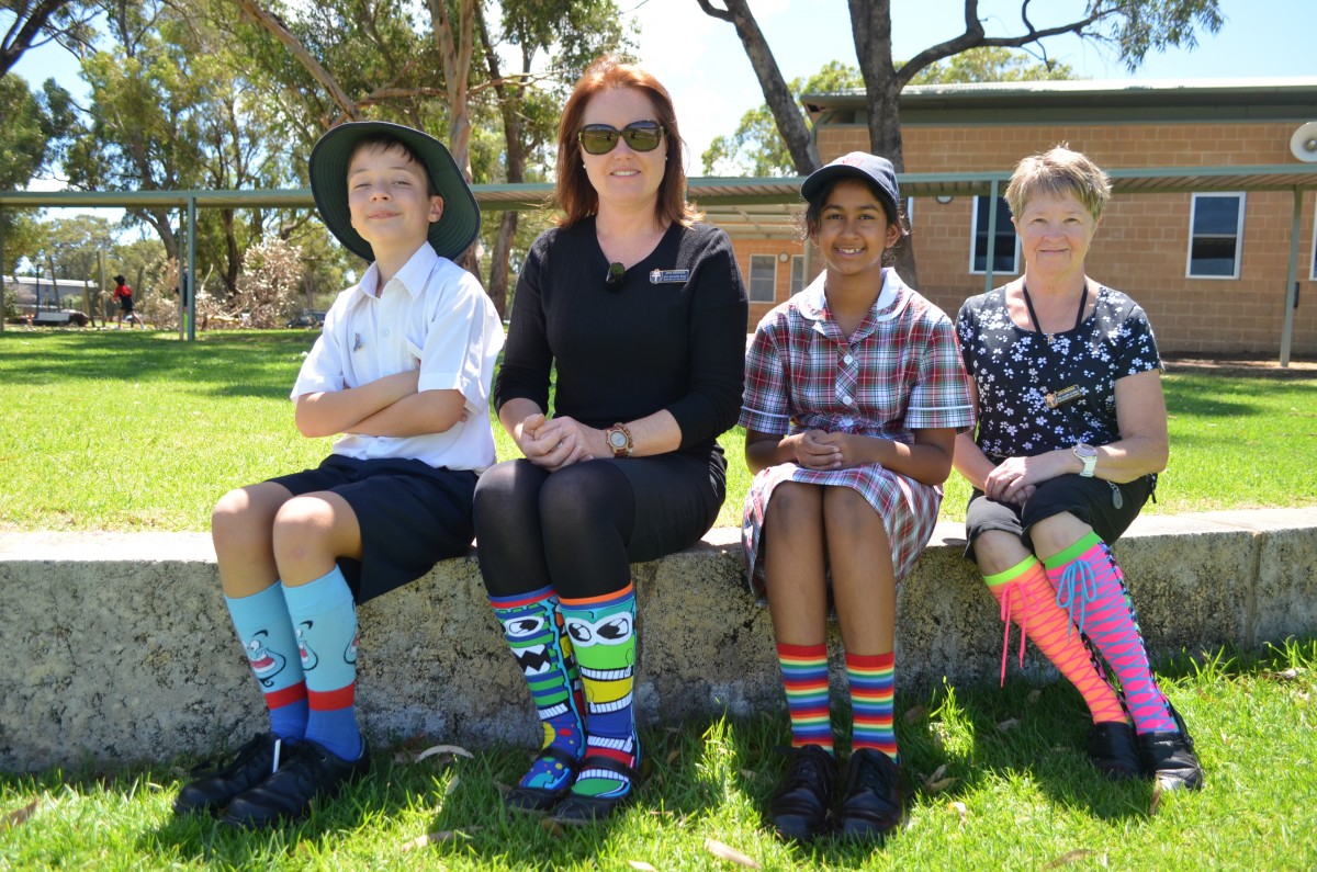 Loud socks help students hear