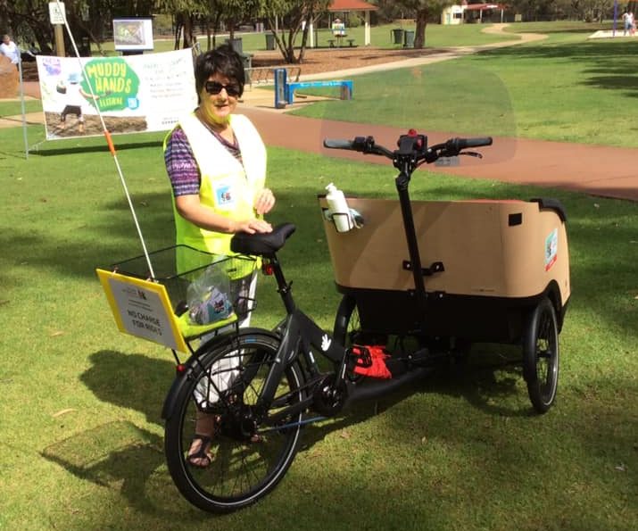 Canning community enjoys new trishaw