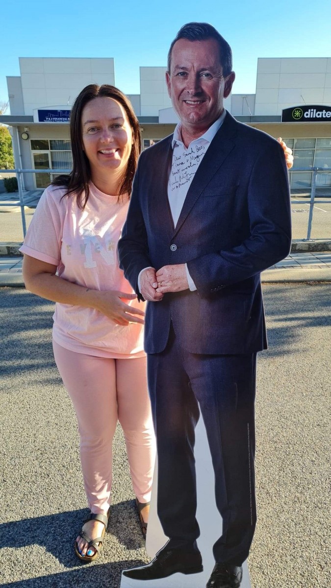 Sarah takes home Mark McGowan… well sort of