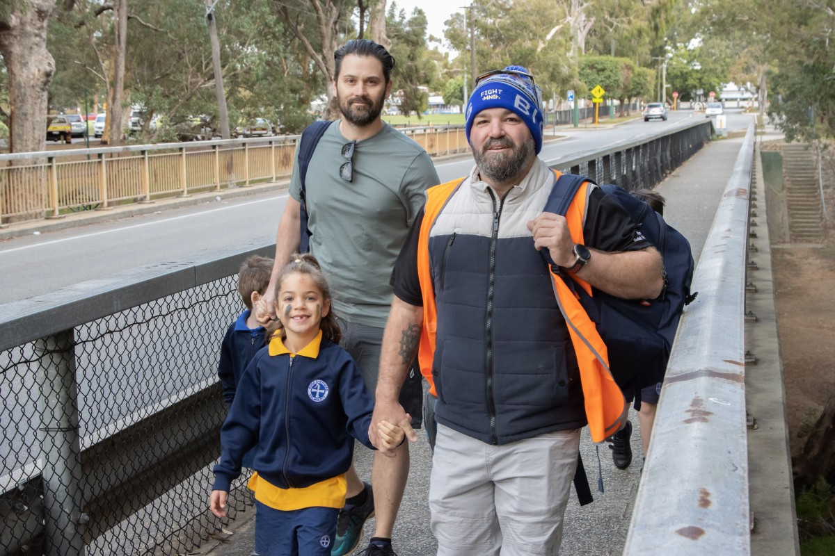 A special morning for dads