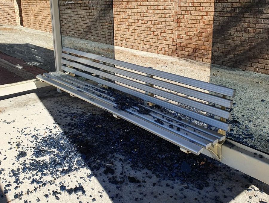Residents angered by bus shelter damage