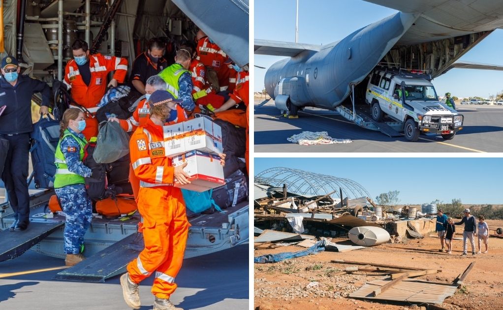 Gosnells, Canning South Perth SES crews help cyclone victims