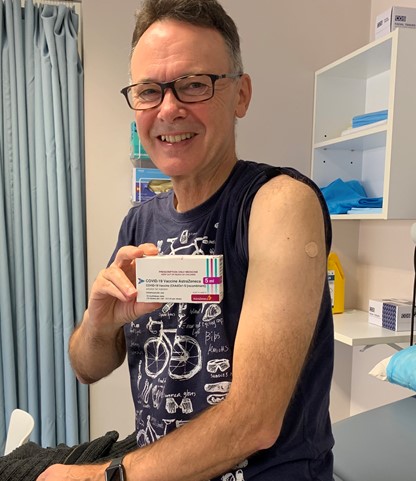 Members of Parliament roll-up for vaccine campaign