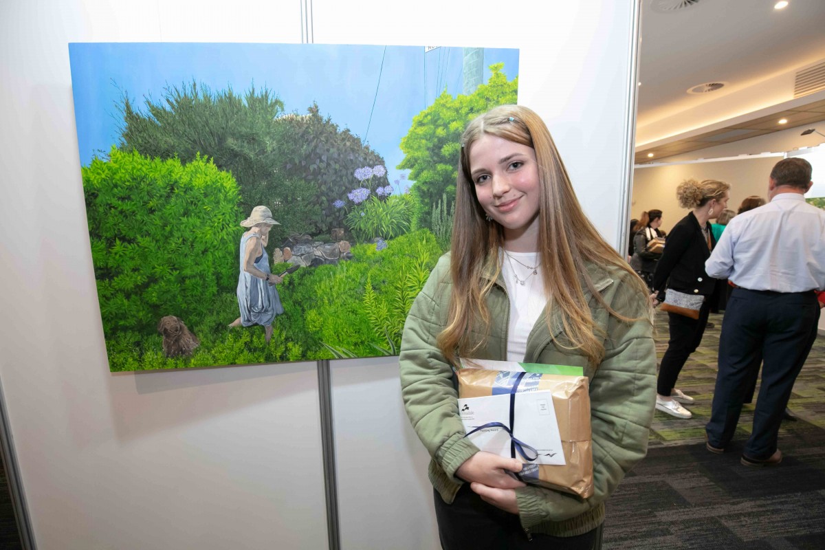 Young artists display “clever, diverse” works