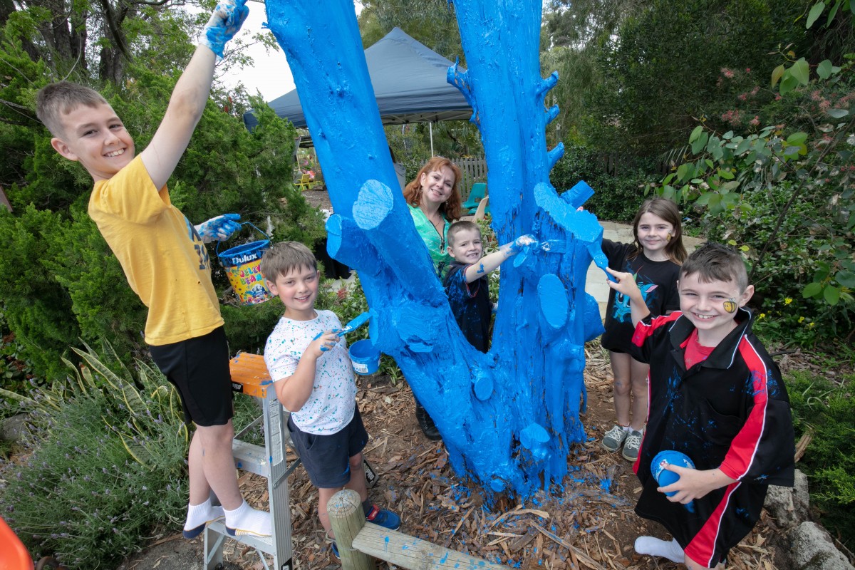 Everything went blue