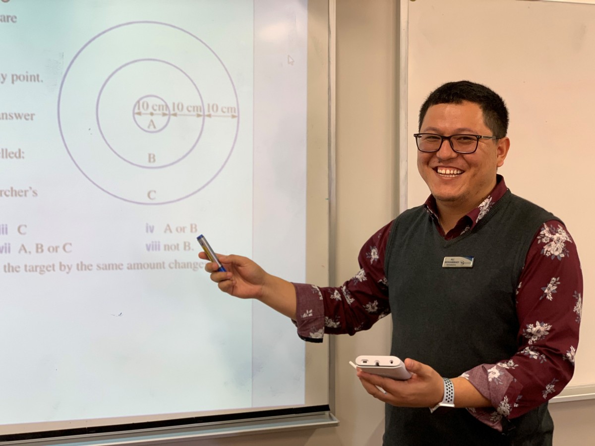 Teacher Ali’s had quite a life