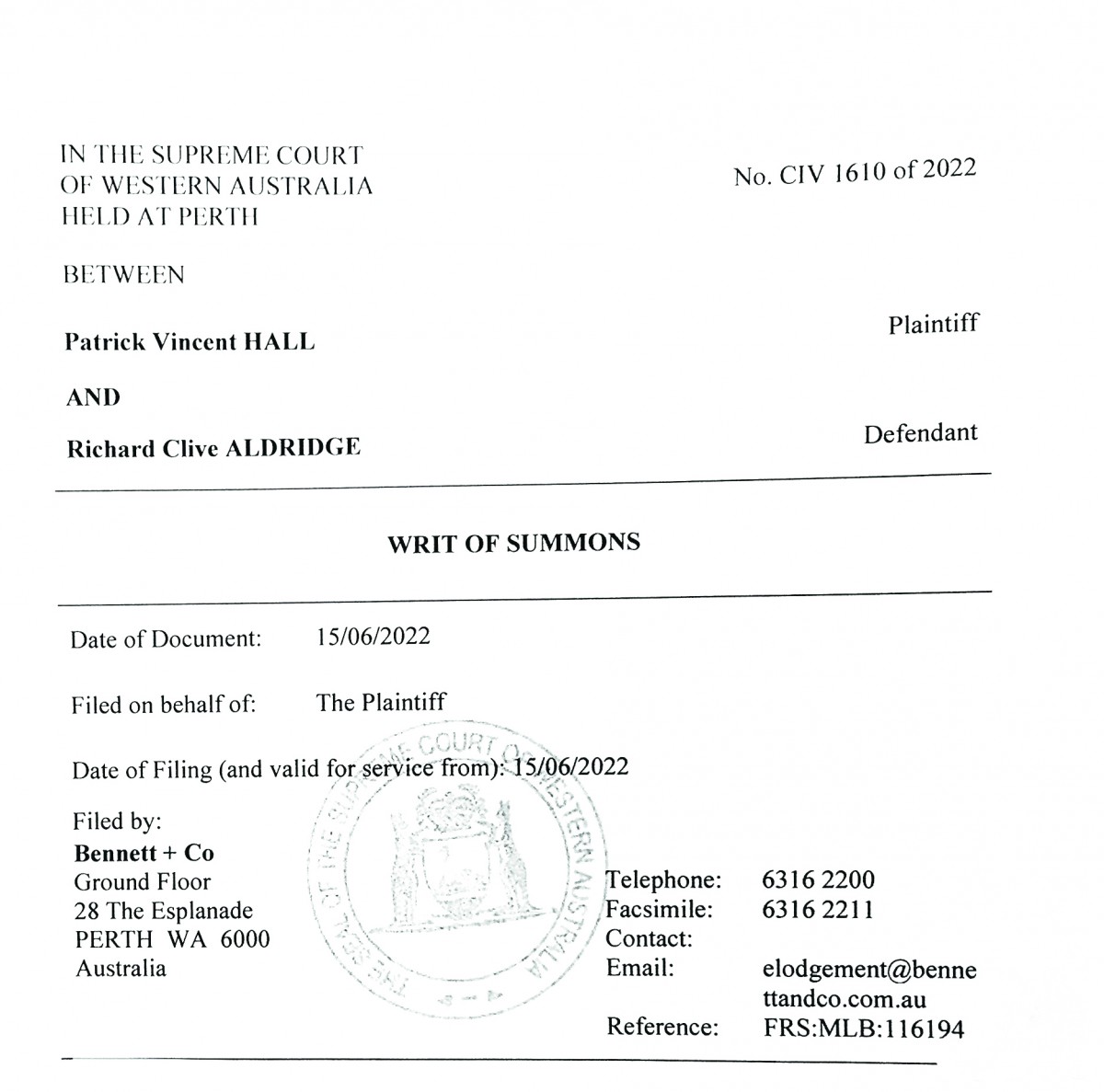 Mayor suing ratepayer